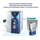 PURIS LABORATORY WATER PURIFICATION SYSTEM EXPE CB ELE 20 INCLUDE RESERVOIR 35L PRODUCES THE ASTM WATER GRADE I III  IV BY ONE SYSTEM 1